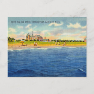 Carte Postale Plage vintage, Cape Cod, Massachusetts
