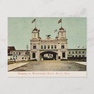 Carte Postale Plage vintage de Revere, Massachusetts