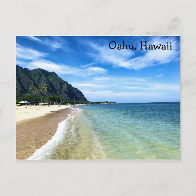 Carte Postale Plage Windward Oahu (Devant)