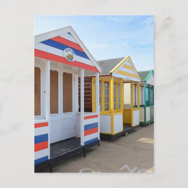 Carte Postale Plages Dans L'Est De L'Angleterre (Devant)