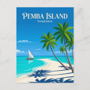 Carte Postale Plages de l'île de Pemba Tanzanie