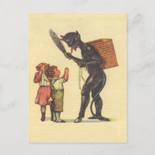 Carte Postale Plaider auprès de Krampus