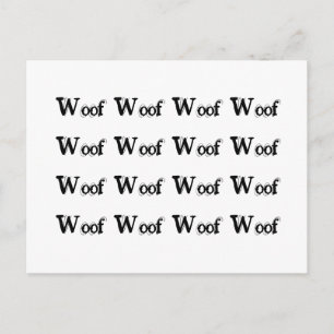 Carte Postale Plainte du voisin de chien d'aboiement