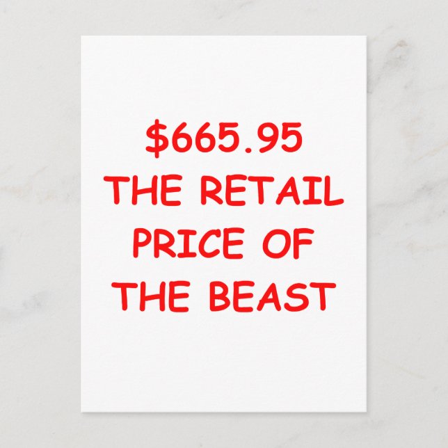 Carte Postale plaisanterie mathématique (Devant)