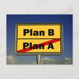 Carte Postale Plan B