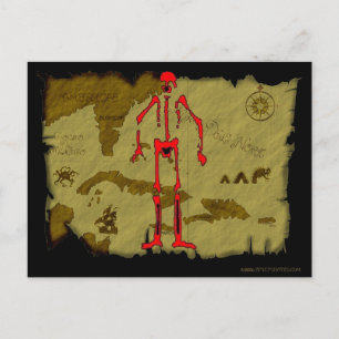 Carte Postale Plan de jolly roger #6