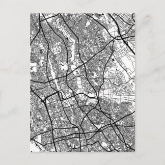 Carte Postale Plan de la ville de Saitama au Japon