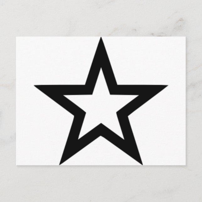 Carte Postale Plan de l'étoile (Devant)