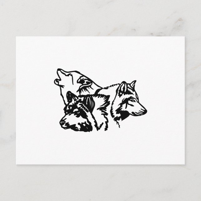 Carte Postale Plan du pack Wolf (Devant)