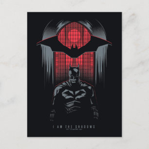 Carte Postale Plan du volet Fenêtre Batman