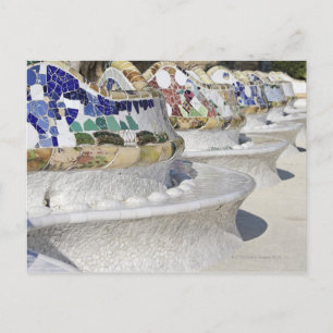 Carte Postale Plan rapproché des mosaïques sur le bâtiment de