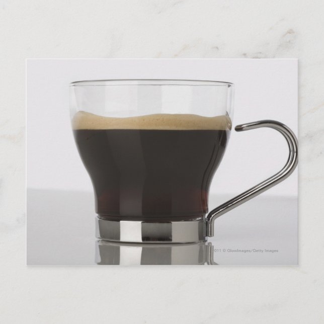 Carte Postale Plan rapproché d'une tasse de café (Devant)