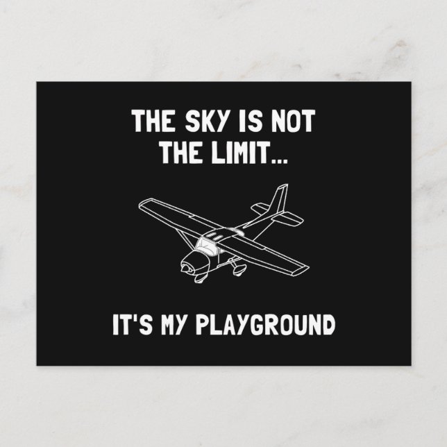 Carte Postale Plan Sky Playground (Devant)