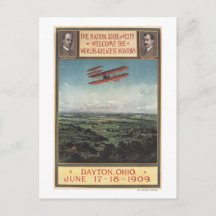 Carte Postale Plan Wright Brothers