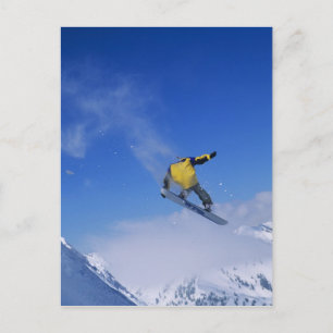Carte Postale Planche à neige dans Grizzly Gulch, Little Cottonw
