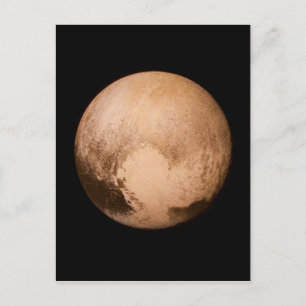 Carte Postale PLANET PLUTO - AVEZ UN COEUR ! (système solaire) ~