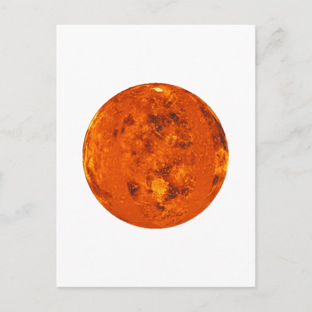 Carte Postale PLANET VENUS (système solaire) ~ (Devant)