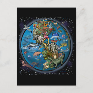 Carte Postale Planète animale