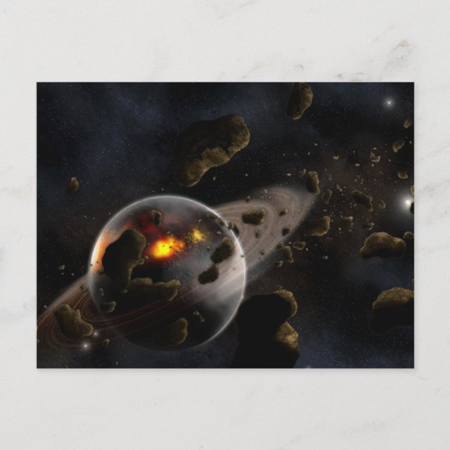 Carte postale Planète naissance (Devant)