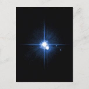 Carte Postale Planète Pluton lune Charon NASA