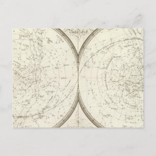 Carte Postale Planisphères célestes - Céleste