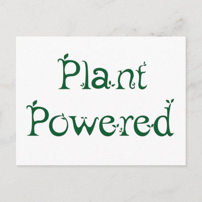 Carte Postale Plante (Devant)