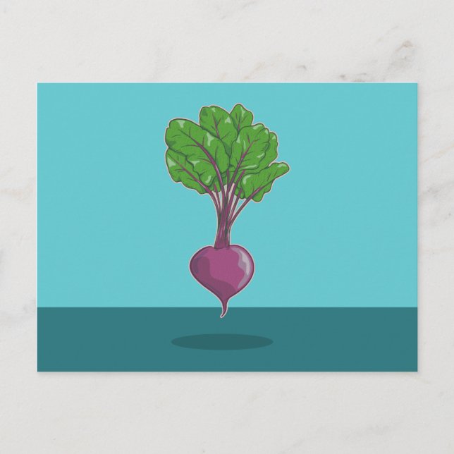 Carte Postale Plante betterave (Devant)