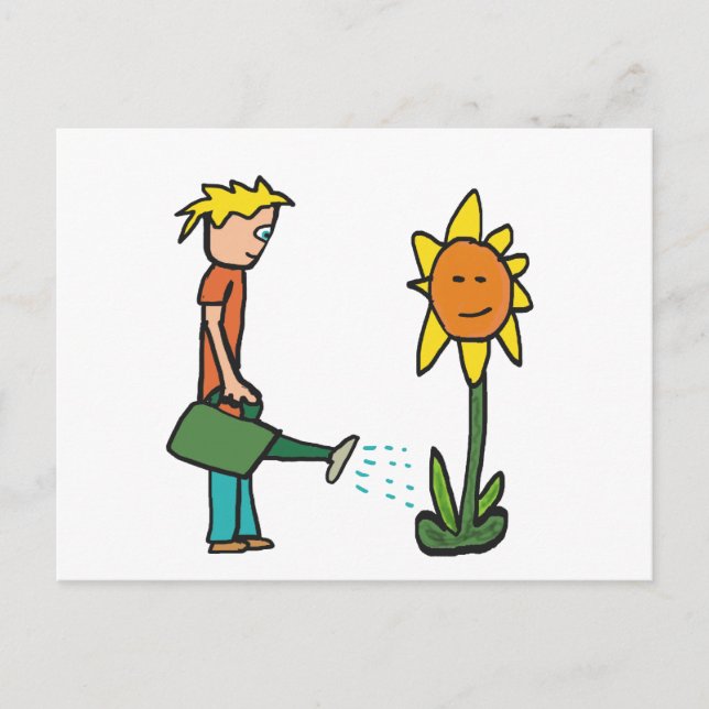 Carte Postale Plantes du jardin d'eau (Devant)
