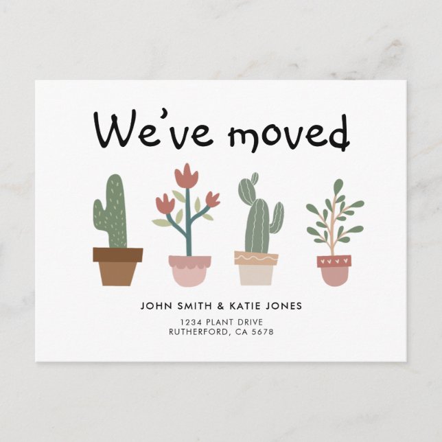 CARTE POSTALE PLANTES MIEUX MOUVOIR FAIRE-PART (Devant)