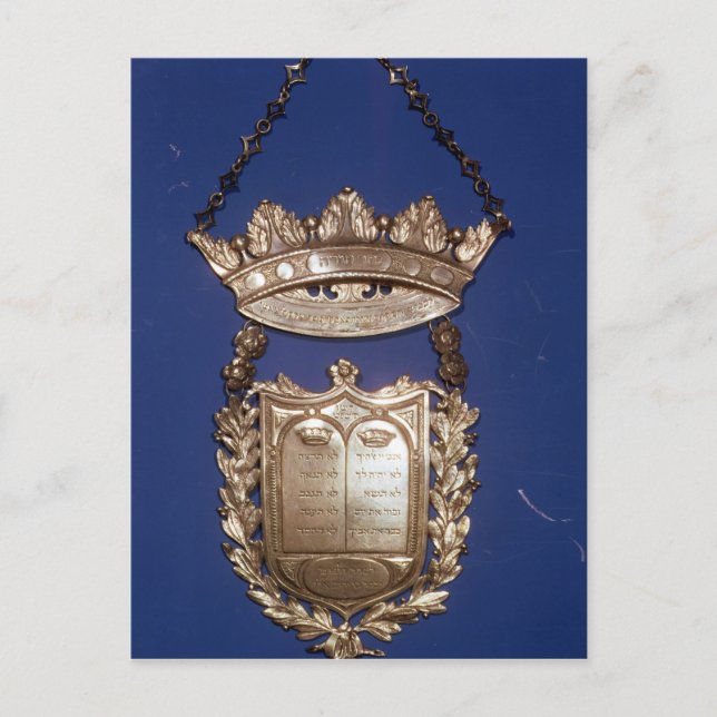 Carte Postale Plaque à trésor ou Bouclier pour le défilement de  (Devant)