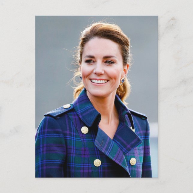 Carte Postale Plaque bleue Princess Kate stylisée (Devant)