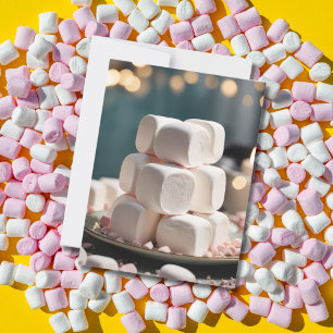 Carte Postale Plaque de marshmallows