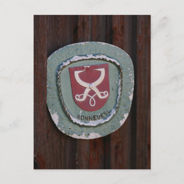 Carte postale Plaque de porte Konnevesi (Devant)