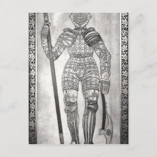 Carte Postale Plaque représentant l'armure de Jeanne d'Arc