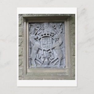 Carte Postale Plaque Unicorn
