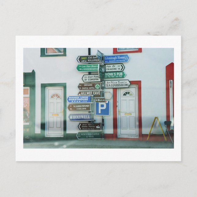 Carte Postale Plaques (Devant)