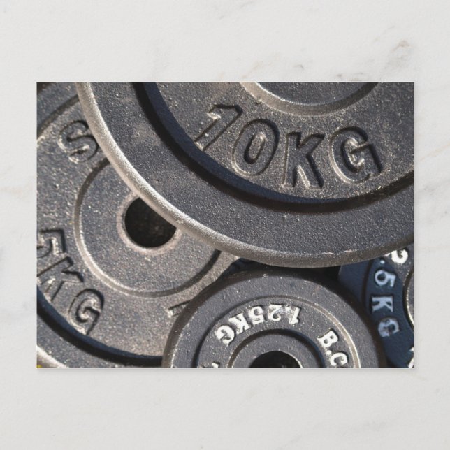Carte Postale Plaques de levage (Devant)