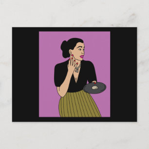 Carte Postale Plaques De Vinyle vintages