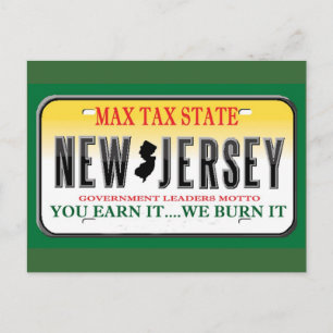 Carte Postale plaques d'immatriculation