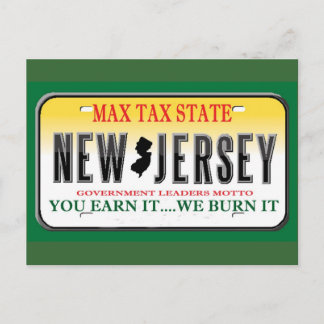 Carte Postale plaques d'immatriculation
