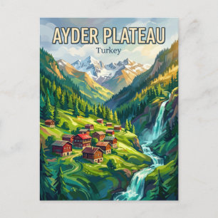 Carte Postale Plateau d'Ayder Turquie