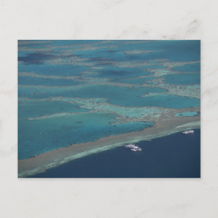 Carte Postale Plateformes de plongée près de la barrière de cora