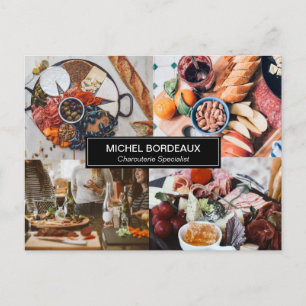 Carte Postale Plattre en bois Collage photo Pâturage