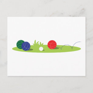 Carte Postale Play Bocce