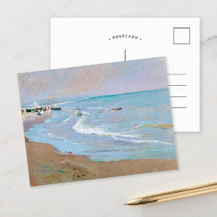 Carte Postale Playa de Valencia Joaquín Sorolla