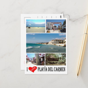 Carte Postale Playa Del Carmen - Mexique - J'aime -