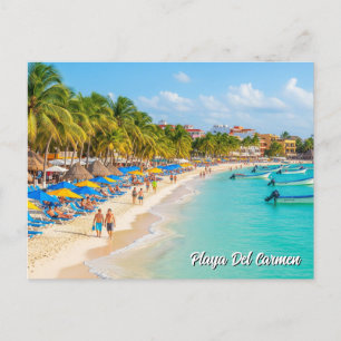 Carte Postale Playa Del Carmen Mexique Travel Plage