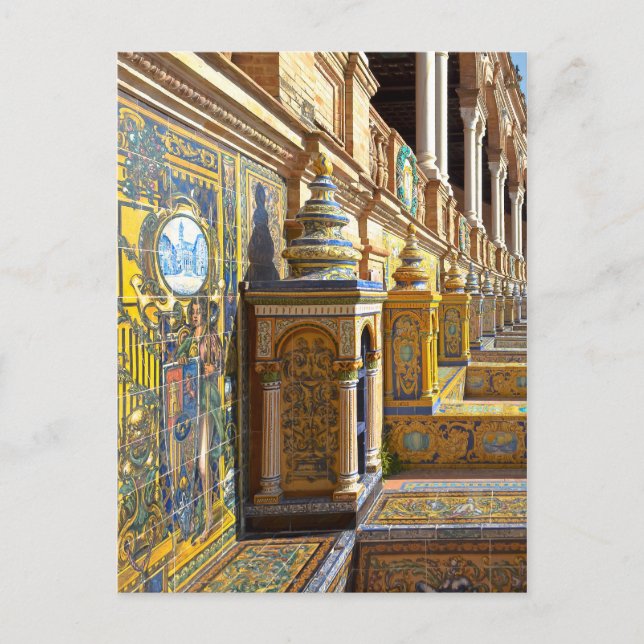 Carte postale Plaza de España (Devant)