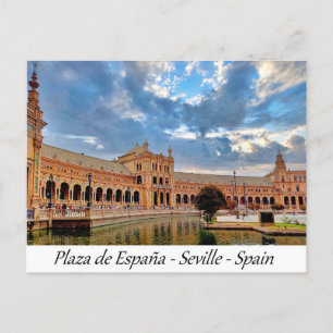 Carte Postale Plaza de España Séville Espagne Europe