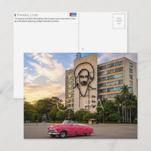 Carte Postale Plaza de la Révolution, La Havane, Cuba Voyage
